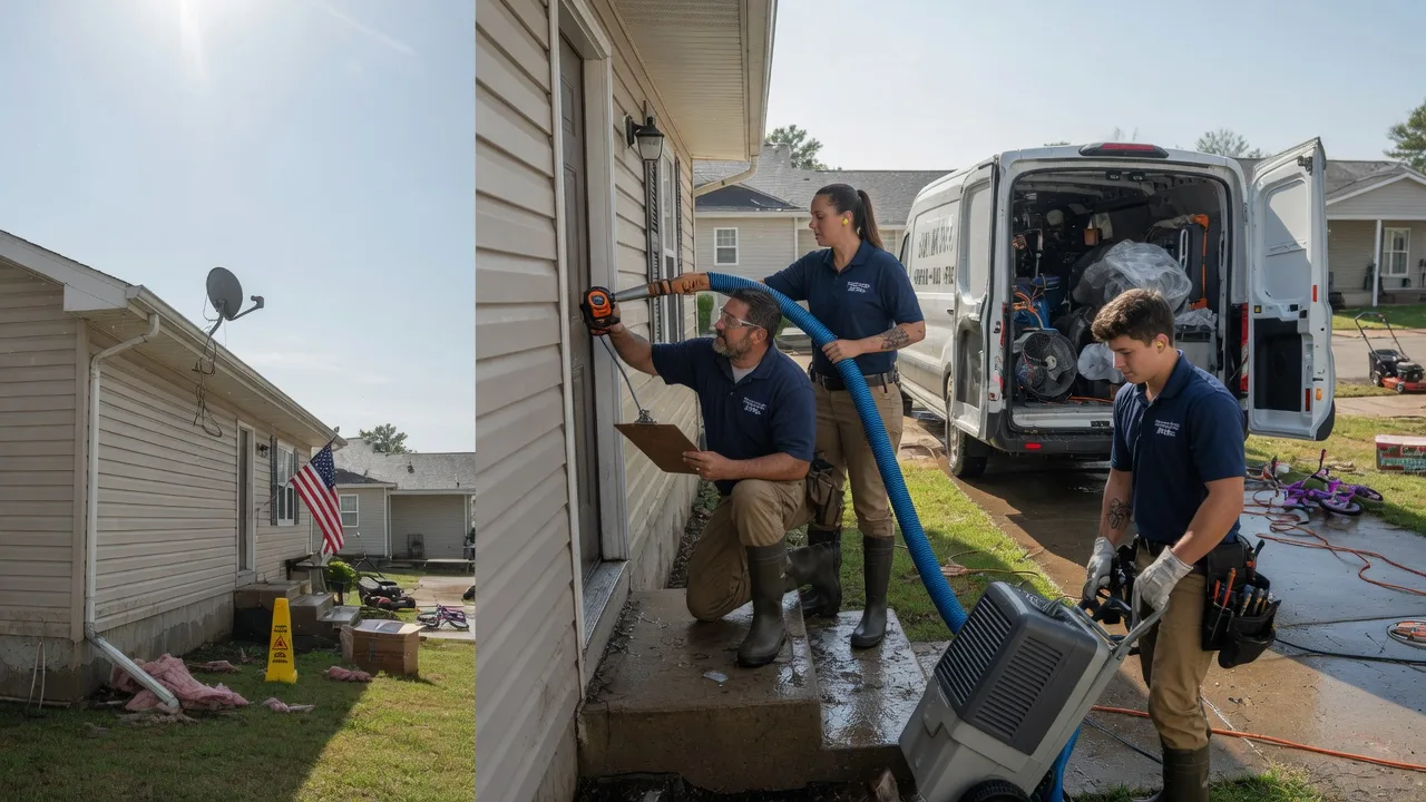 Ceiling Water Damage Restoration in Vardaman, MS near me